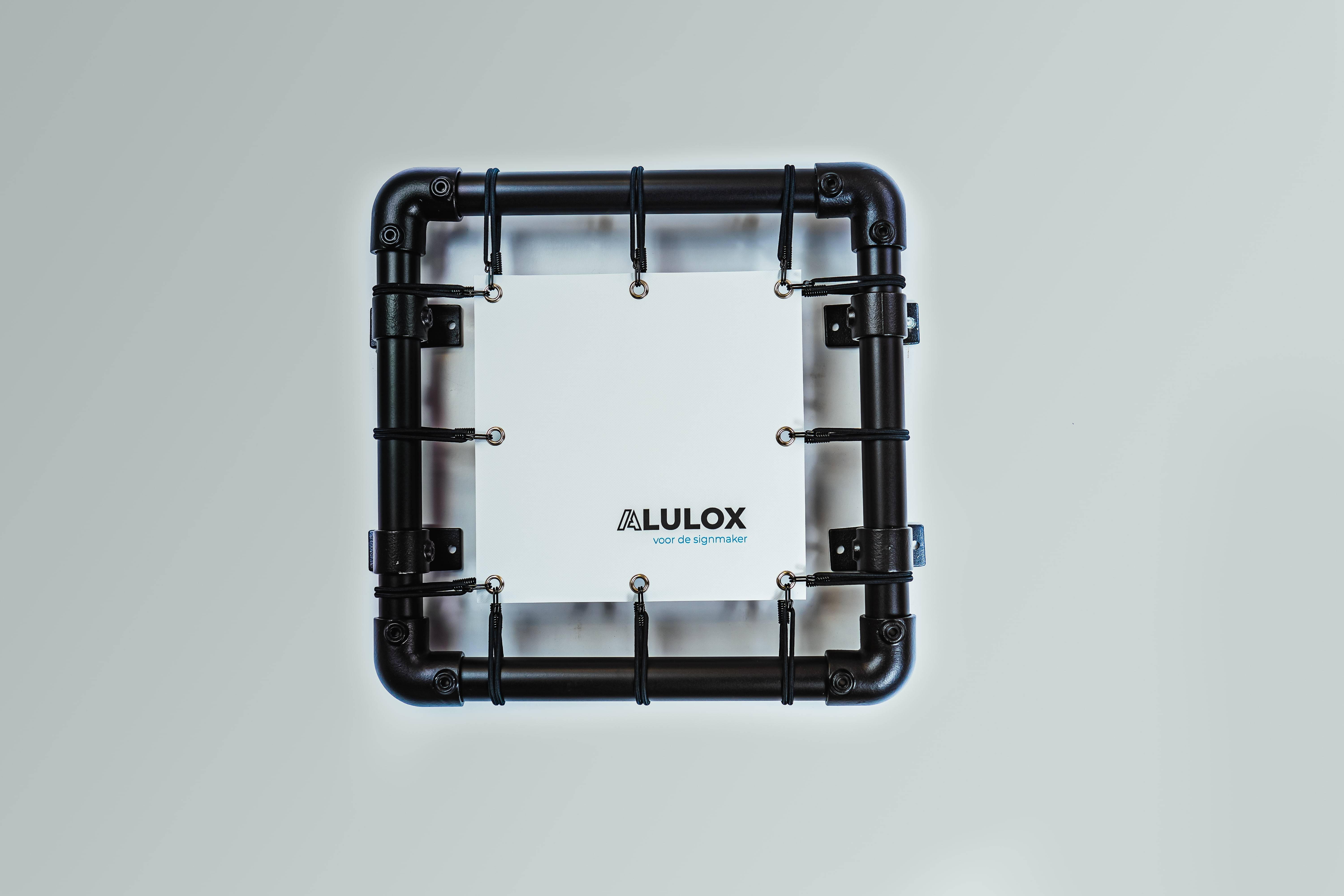 Inox gevelbanier